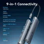 Vention Hub USB Tipo-C 3.2 TGVHB 9 en 1 Gris